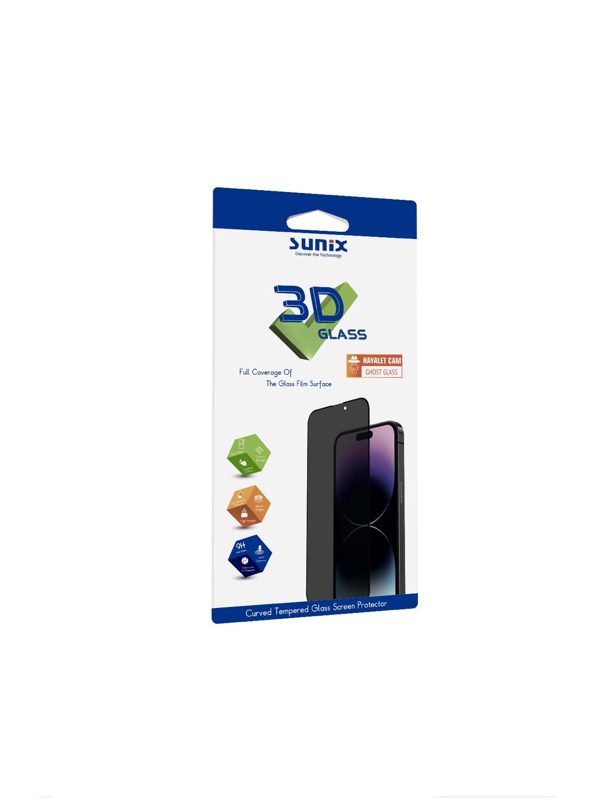 Sunix 3D Privacy Full Displayschutzglas / APPLE