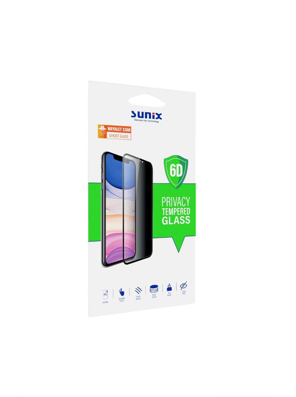 Sunix 6D Ghost Displayschutzglas-PRIVACY FULL SCREEN
