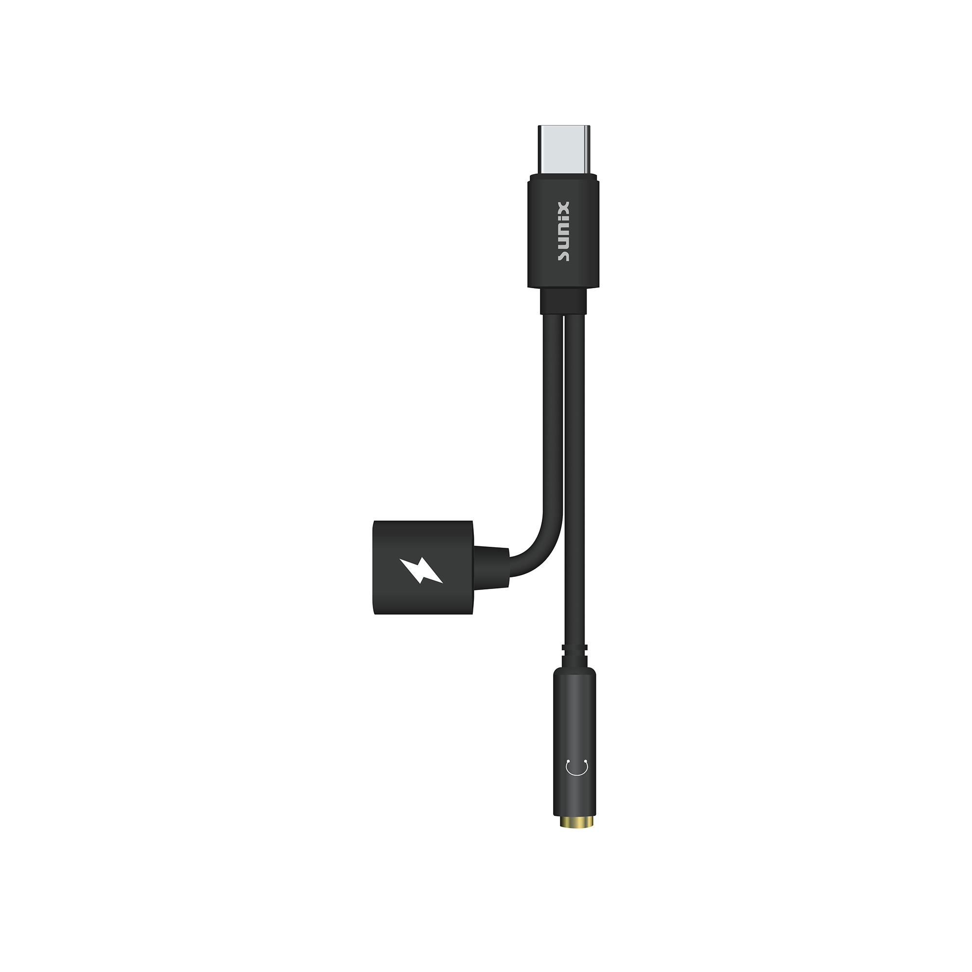 Sunix CT-10 (2-in-1-USB-C-Audio- und Ladeadapter)