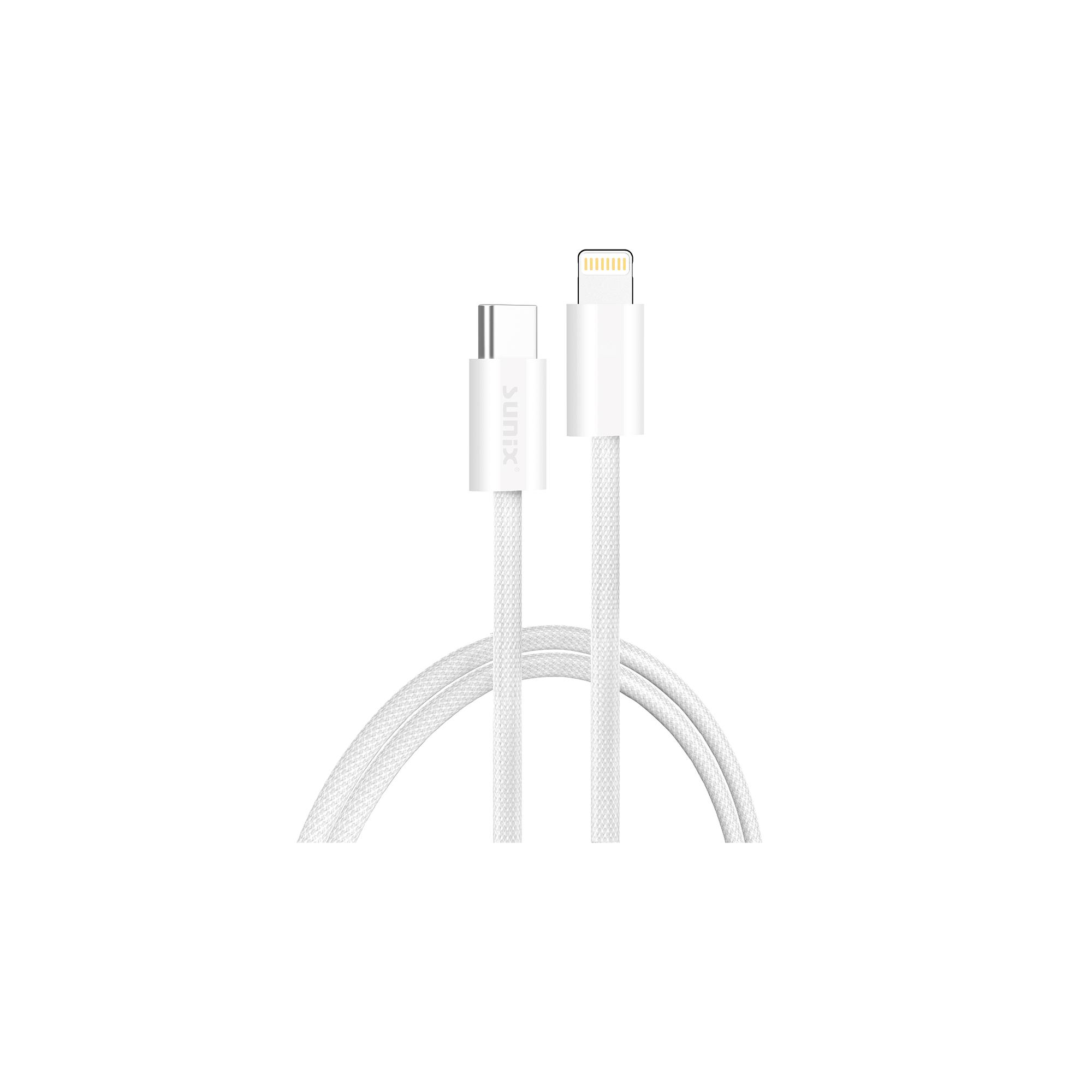 Sunix IP-15 30W USB-C ZU Lightning Kabel (2M)